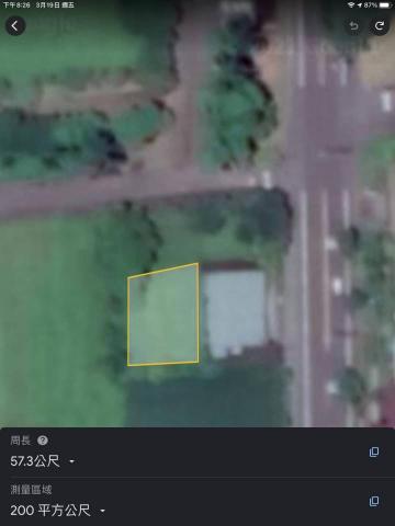 宜蘭國瑞園藝景觀設計工程 - 宜蘭 / 卓適富 - 運用衛星圖估算面積及施工範圍線上就可以處理快速方便