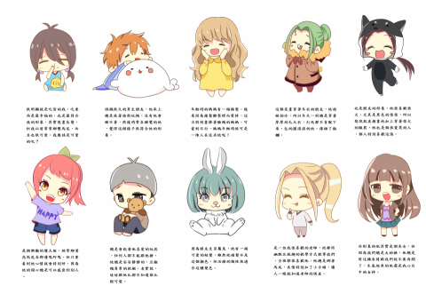 鍾安琪 - Q版人物介紹與參考