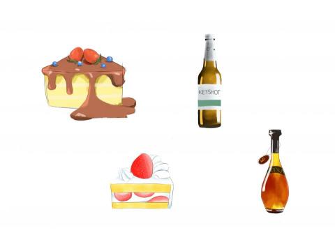 鍾安琪 - 食物類型或者簡單插畫參考