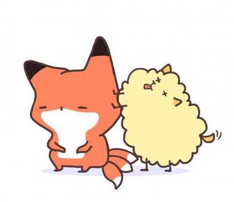 九尾 - Q版卡通貼圖