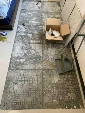 家庭水電維修 - 磁磚膨共