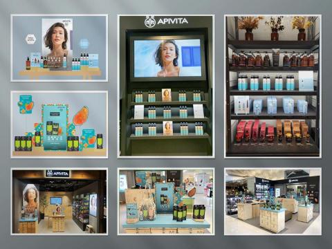 Noelle Chen - 美妝品牌Apivita 陳列設計:
配合品牌設計陳列方式, 將主打商品陳列於最明顯且客人最常接近的區域:主題桌&牆 及 eye level(貨架2-3層最明顯之處)
 Noelle Chen - 美妝品牌Apivita 陳列設計:
配合品牌設計陳列方式, 將主打商品陳列於最明顯且客人最常接近的區域:主題桌&牆 及 eye level(貨架2-3層最明顯之處)