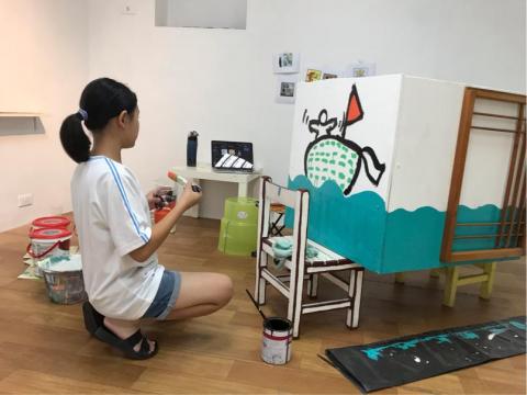 游心妤 - 一對一多元學習：木工、塗鴉（學習者11歲）