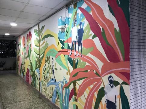 游心妤 - 國中壁畫課程教學