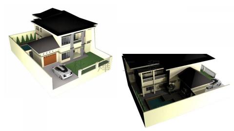 秋燁工程 - 3D建築圖