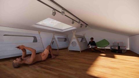 伊圻 室內裝修設計有限公司 - 民宿小閣樓設計