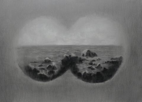 黎佳韻 - 碳精筆素描