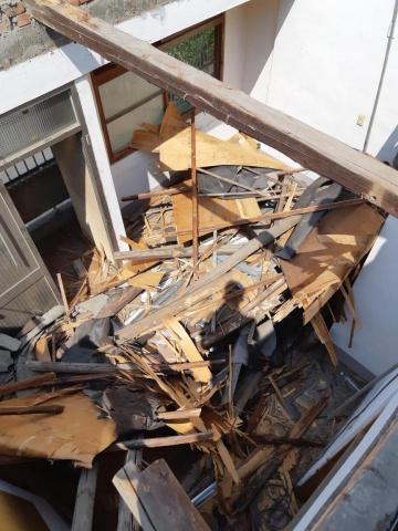 奇鑫 工業社 - 舊瓦結構拆除