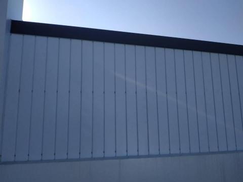 奇鑫 工業社 - A.陽台增建鐵皮屋.採光罩.外牆防水.收工後