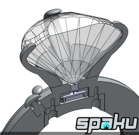 SPAKU工作室/3D列印/機構設計/自動化設備設計 - 米奇大鑽戒
2.燈光機構設計