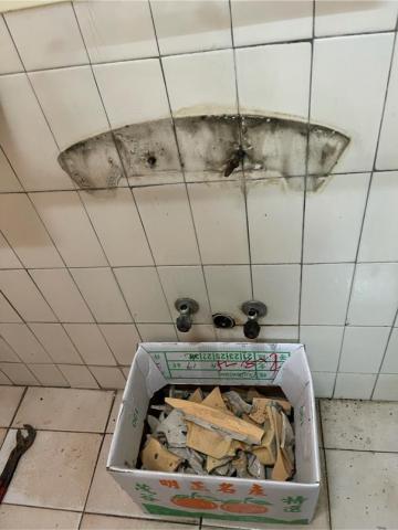 水電裝修職人 - 舊臉盆更換