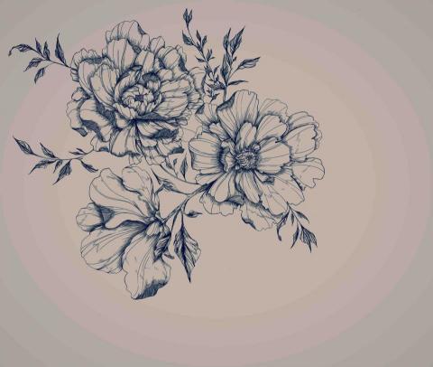 蕭羽 後嬌花 - 花卉設計概念