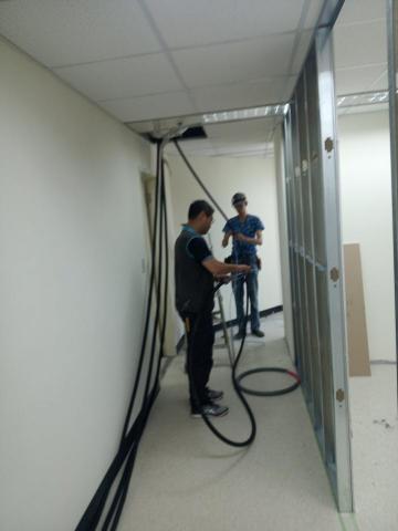 永樂安防科技 - 網路拉線施工照