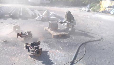 顏志邦-花蓮油漆/防水工程 - 鋼構+機台噴砂+噴漆