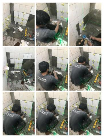 台中人(統包)工作室 - 5月份 拆除浴缸後,修補磁磚 台中人(統包)工作室 - 5月份 拆除浴缸後,修補磁磚