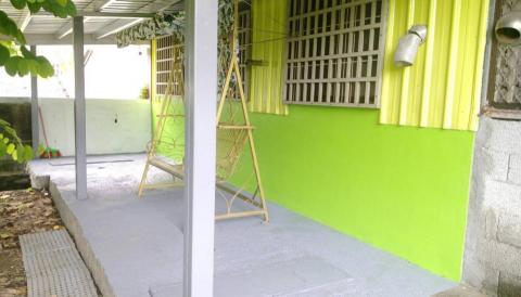 顏志邦-花蓮油漆/防水工程 - 民宿後門休憩區搭色粉刷