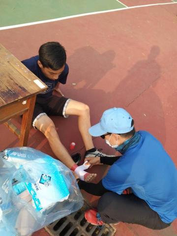 Ben - 賽前運動防護貼紮