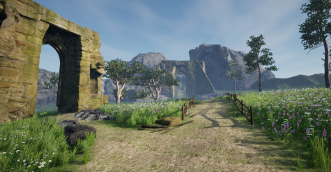 Ding Dan CG - The ruins of the Titans left over from ancient times, combining the history of real and fantasy elements, let us open our eyes