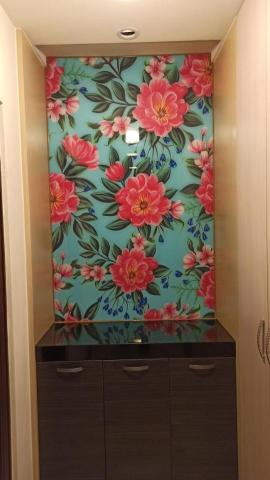 信隆玻璃烤漆 - 走廊牆面美化
圖案噴塗玻璃