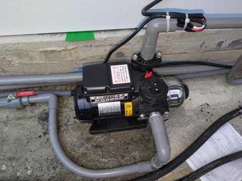 岳廷水電 - 加壓馬達安裝後 岳廷水電 - 加壓馬達安裝後