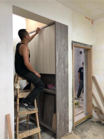 西乃山老屋翻新與修繕工程 - 木作鞋櫃 西乃山老屋翻新與修繕工程 - 木作鞋櫃