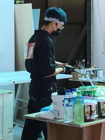 康立禾 - 49全國技能競賽漆作塗裝選手