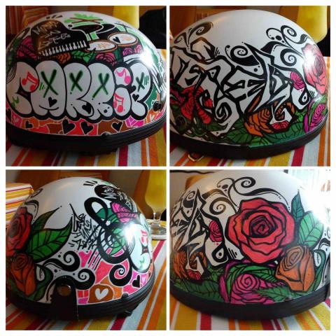 蚊哥手創工作室 - 安全帽彩繪