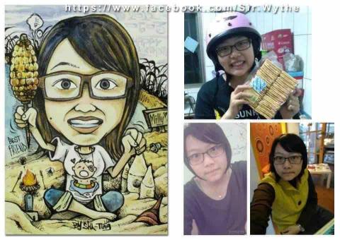 蚊哥手創工作室 - 人物Q版畫客制