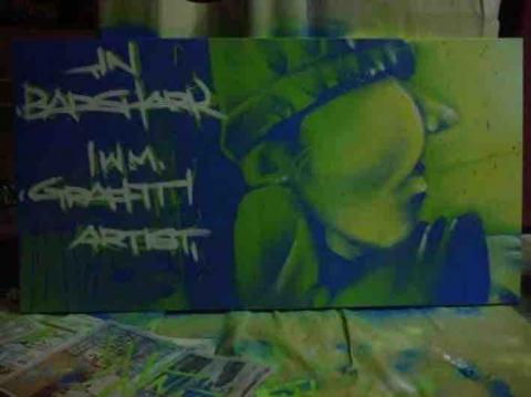 蚊哥手創工作室 - 畫布彩繪（噴漆）