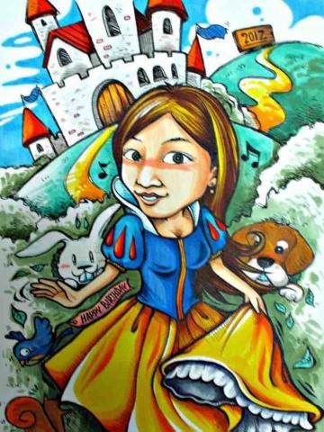 蚊哥手創工作室 - 人物Q版畫客制