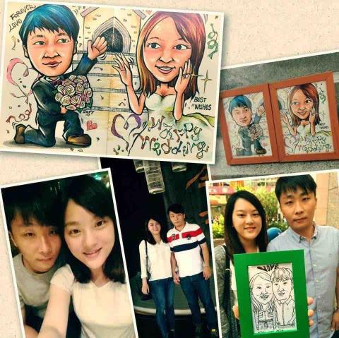 蚊哥手創工作室 - 人物Q版畫客制