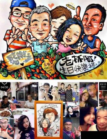 蚊哥手創工作室 - 人物Q版畫客制