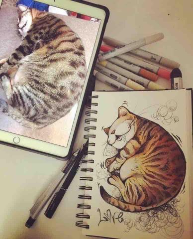 蚊哥手創工作室 - 手繪