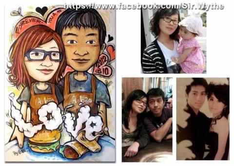 蚊哥手創工作室 - 人物Q版畫客制