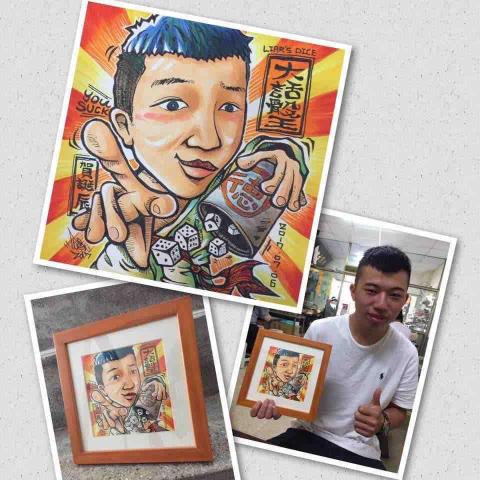 蚊哥手創工作室 - 人物Q版畫客制