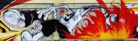 蚊哥手創工作室 - 大型彩繪（噴漆）- 恆春監理站活動來賓