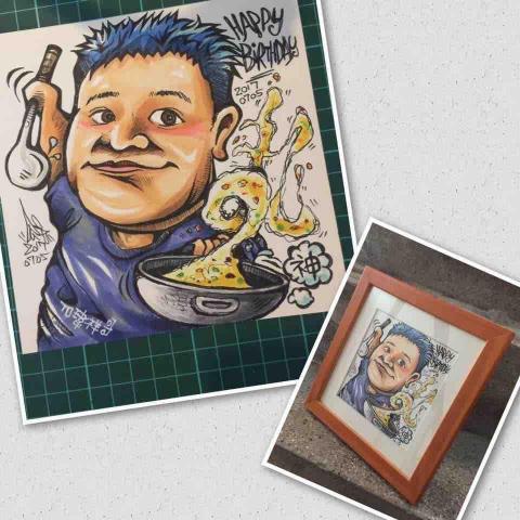 蚊哥手創工作室 - 人物Q版畫客制