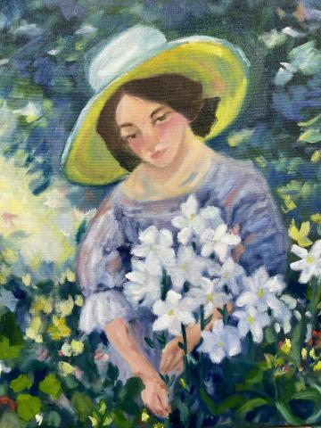 Valerie H. - 油畫（人物）