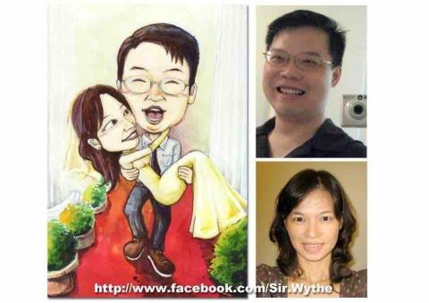 蚊哥手創工作室 - 人物Q版畫客制