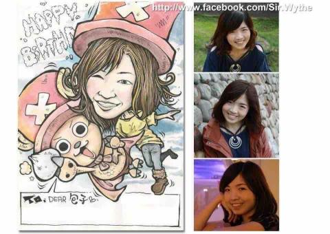 蚊哥手創工作室 - 人物Q版畫客制