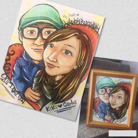 蚊哥手創工作室 - 人物Q版畫客制