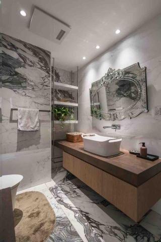 百信建材股份有限 - 山水潑墨搭配