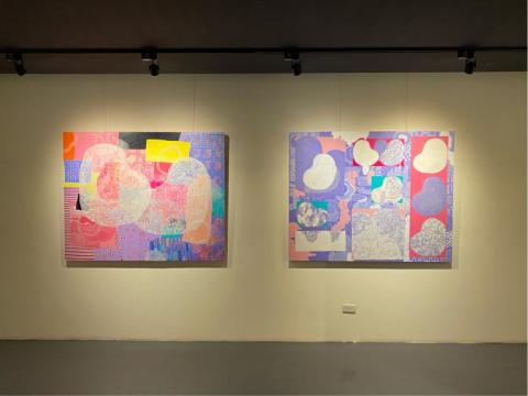 葉育瑄 - 複合媒材 抽象