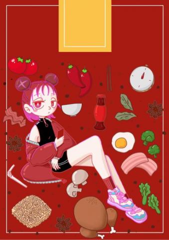 吳泠瑤 - 不同風格漫畫人物呈現