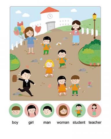 文工作室 - 英文課本插畫設計