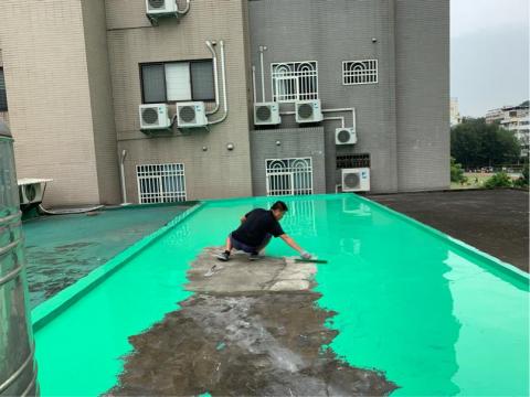 嘉廷工程行 - 地板碰共復原，屋頂pu防水