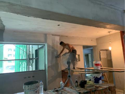嘉廷工程行 - 室內清水模批土