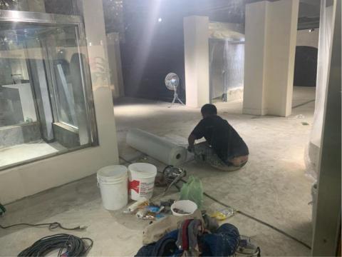 嘉廷工程行 - 新竹動物園-鱷魚池FRP防水