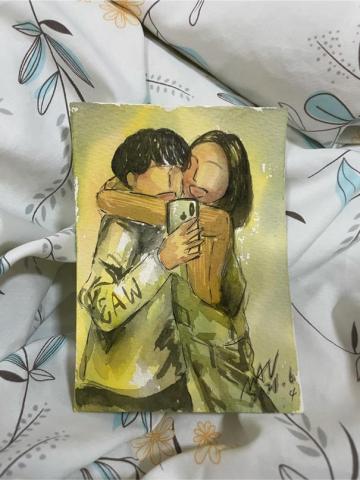 大宛 - 水彩似顏繪