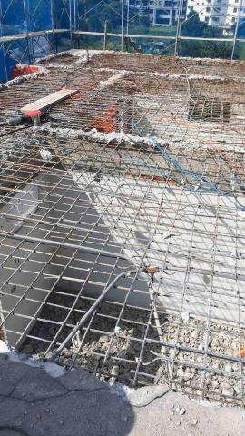 伍陵工程 - 中壢2樓樓板全部鋼筋就換新